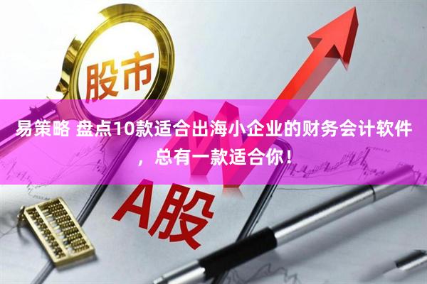 易策略 盘点10款适合出海小企业的财务会计软件，总有一款适合你！
