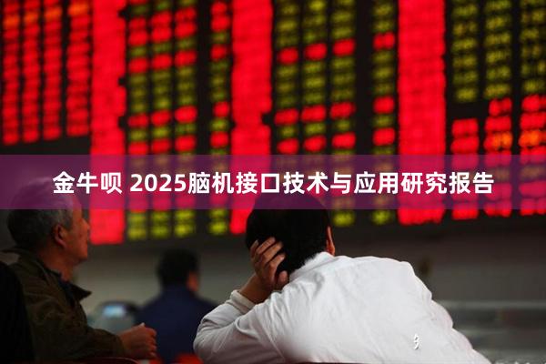 金牛呗 2025脑机接口技术与应用研究报告